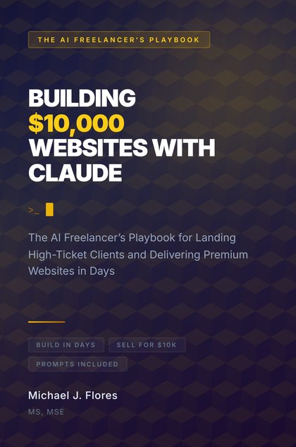 Building $10,000 Websites with Claude — book cover